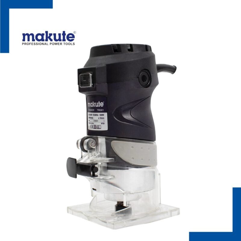 Detaille du Défonceuse Paumelleuse 6mm 580W - Makute