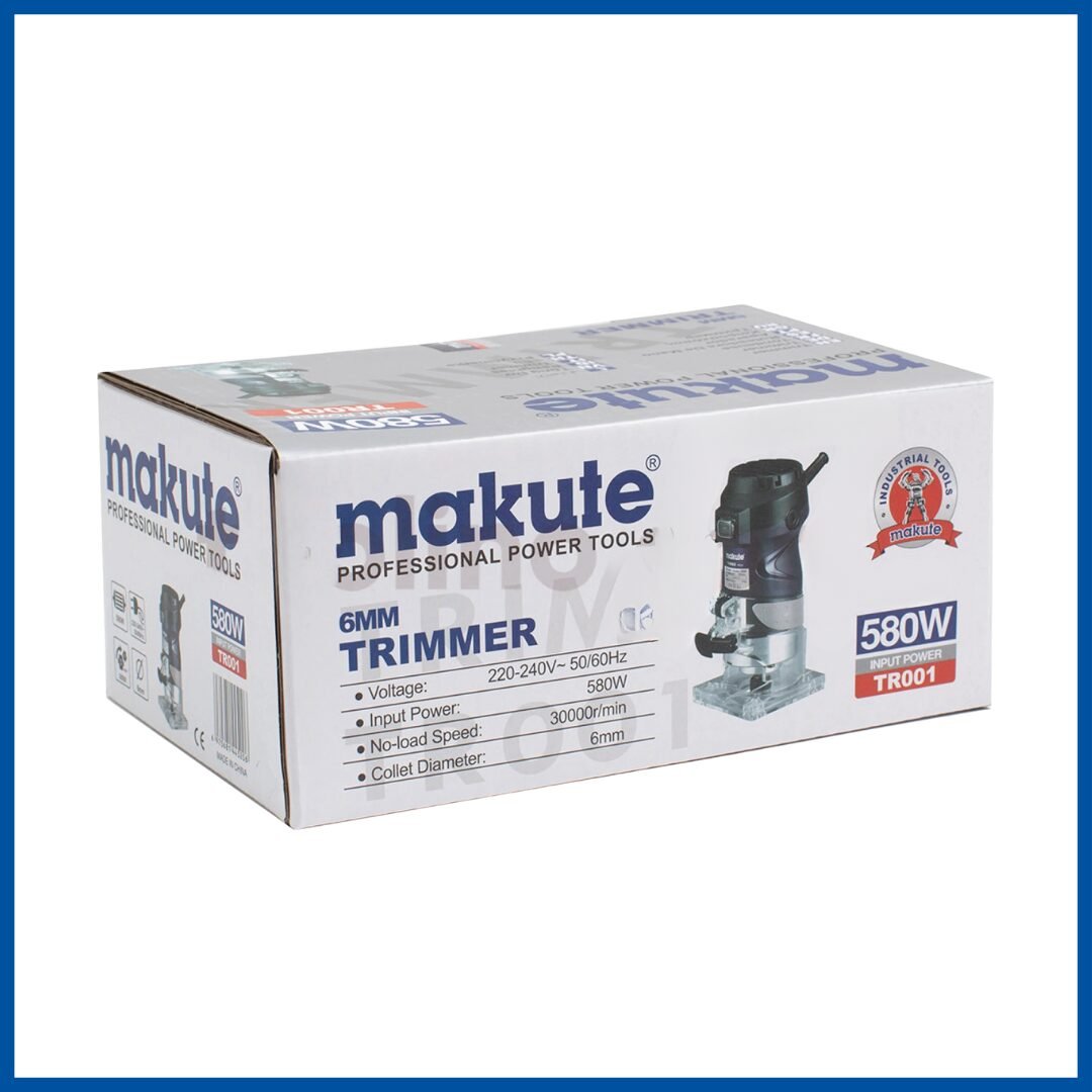 L'emballage du Défonceuse Paumelleuse 6mm 580W - Makute