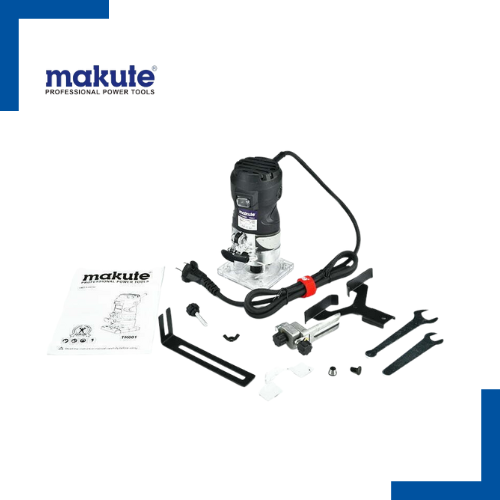 Défonceuse Paumelleuse Affleureuse 6mm 580W - Makute