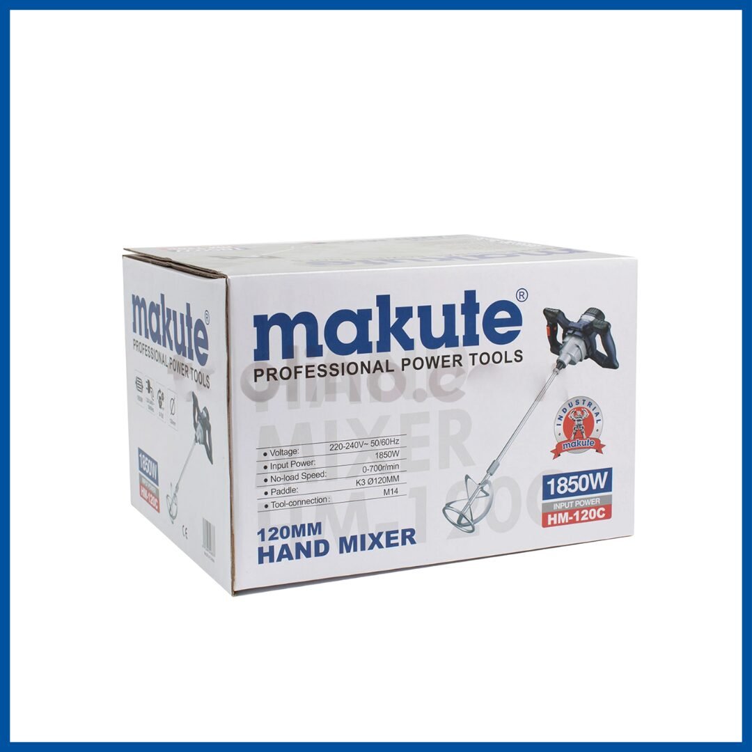 L'emballage du Malaxeur à Peinture / Béton 1850W - Makute