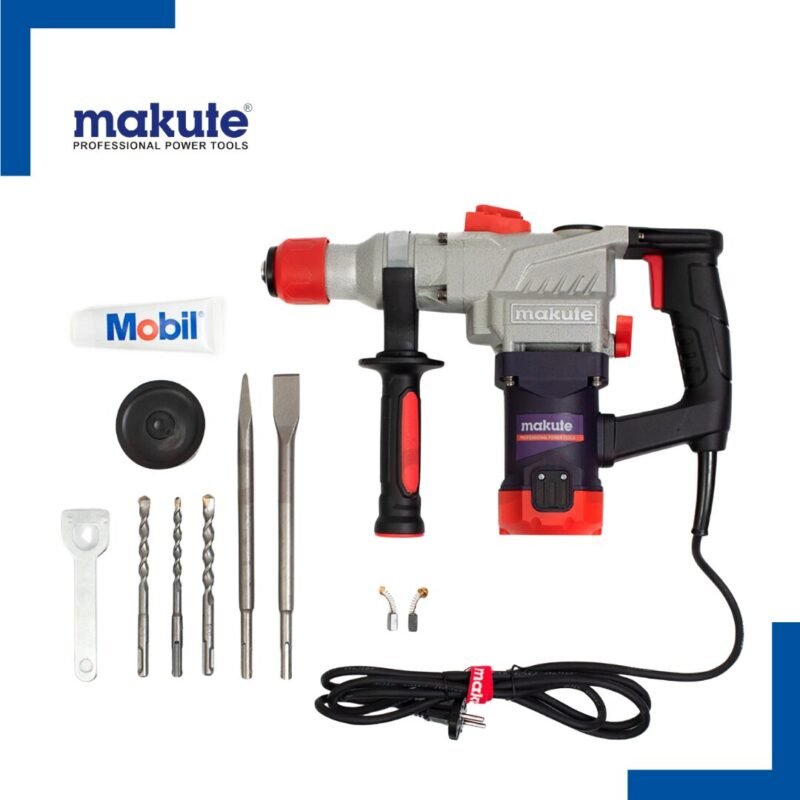 Tous les pieces du Marteau Perforateur 1100W 26mm - Makute