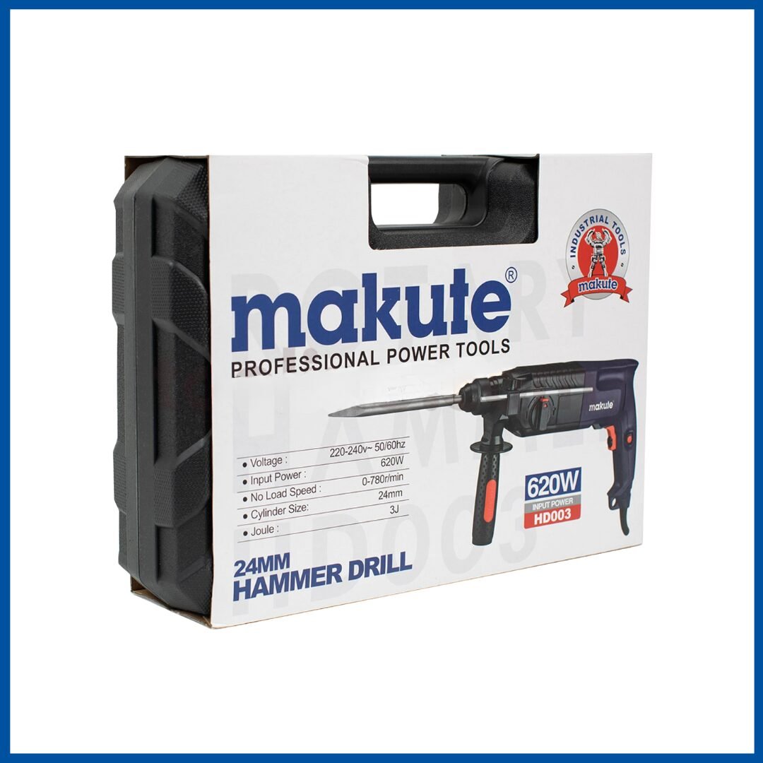 L'emballage du Marteau Perforateur 620W 24mm - Makute