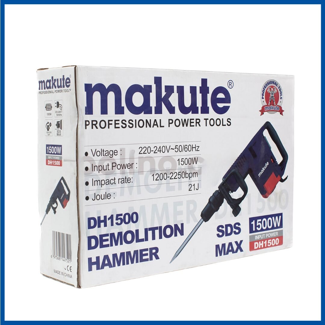 L'emballage du Marteau Perforateur De Démolition 1500W - Makute