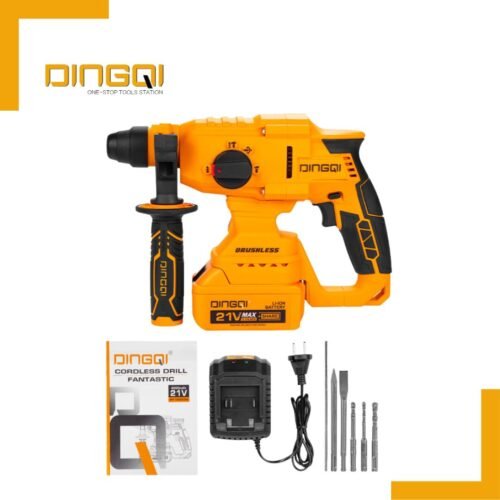 Tous les pieces du Marteau Perforateur Sans Fil 21V 26mm - Dingqi