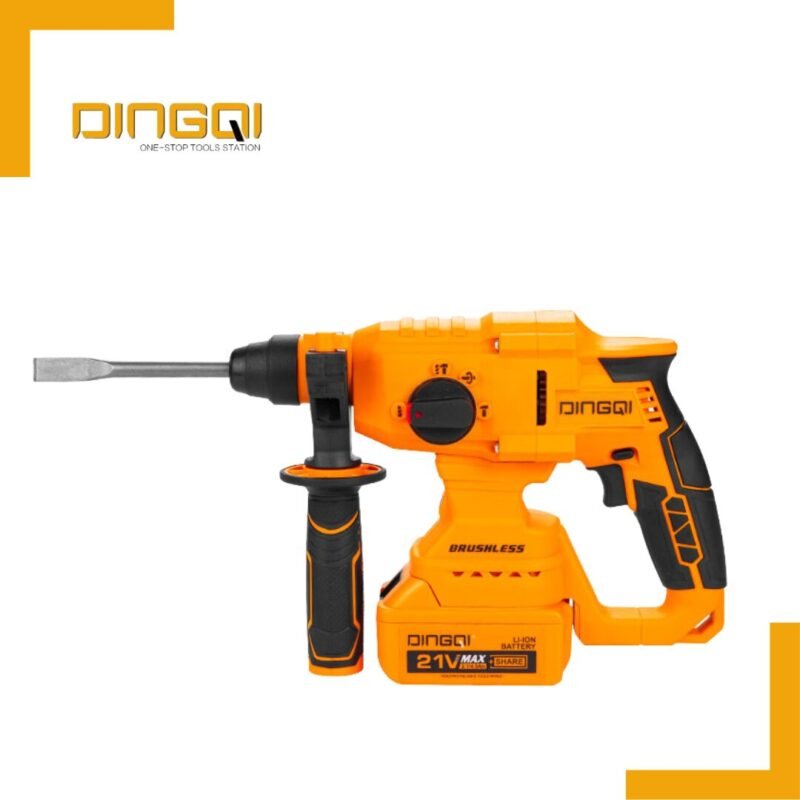 Detaille du Marteau Perforateur Sans Fil 21V 26mm - Dingqi