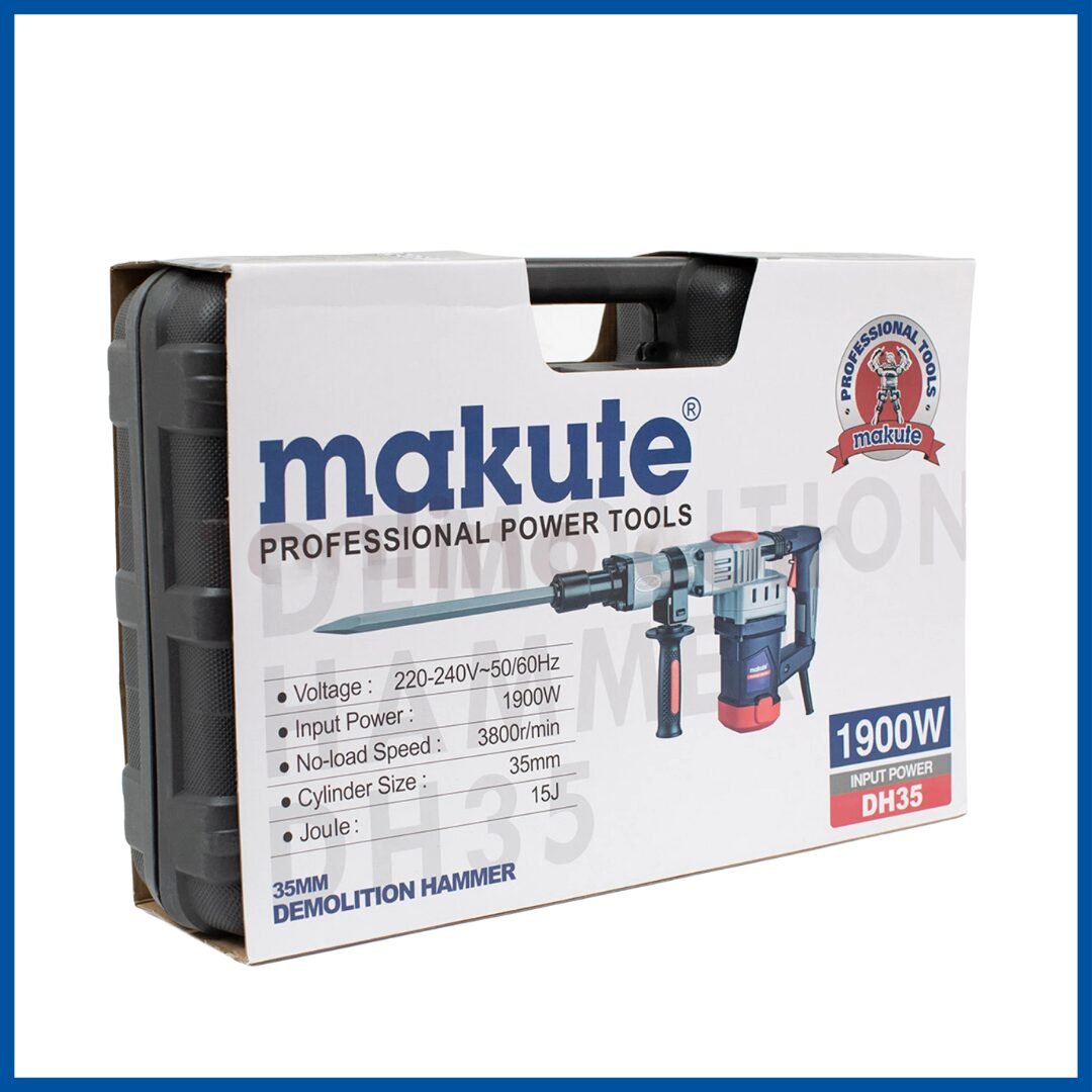 L'emballage du Marteau Piqueur 1900W 35mm - Makute