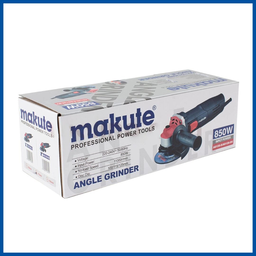 L'embalage du Meuleuse d'angle 850W 115mm - Makute