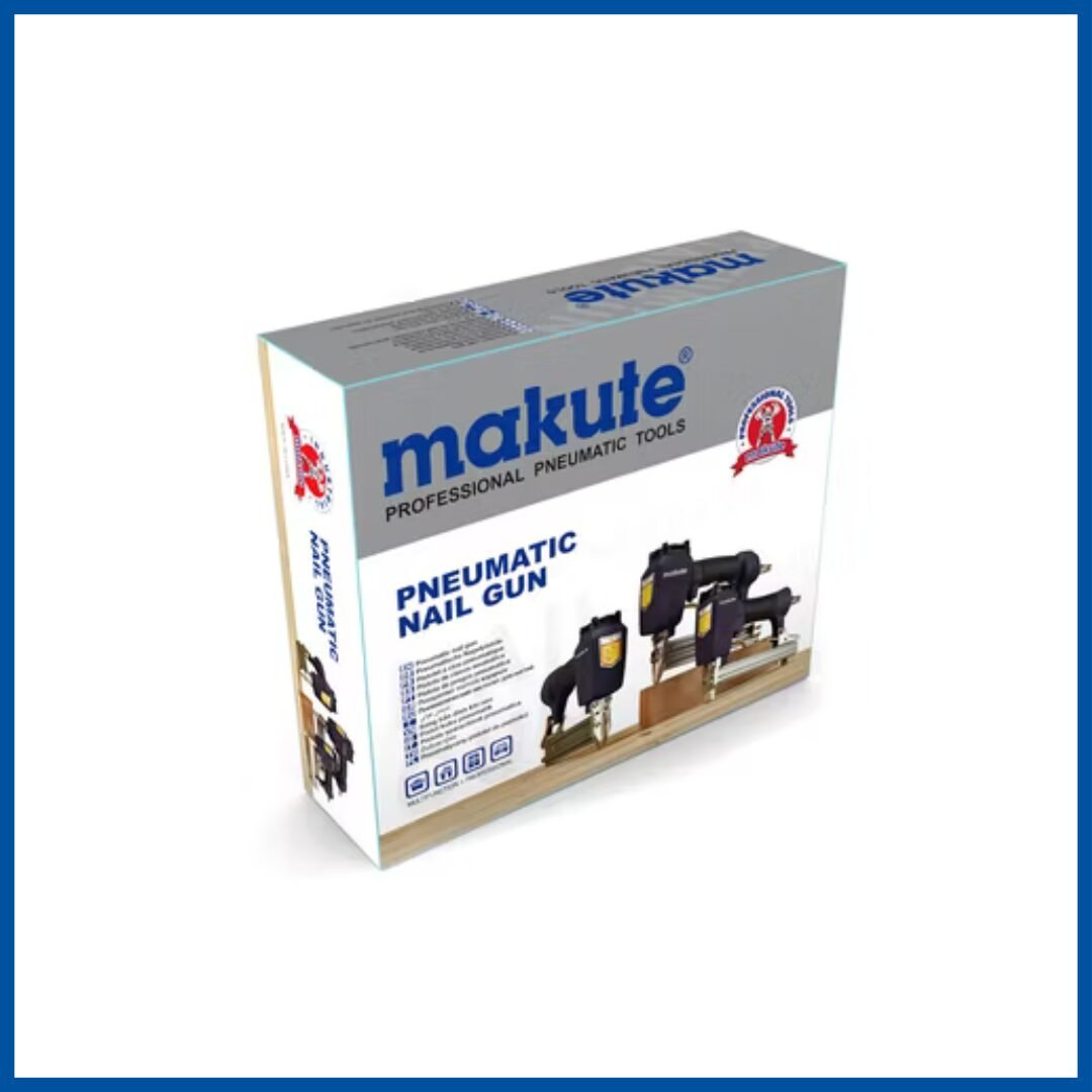 l'emballage du Pistolet à Clous Pneumatique 10-30mm Makute