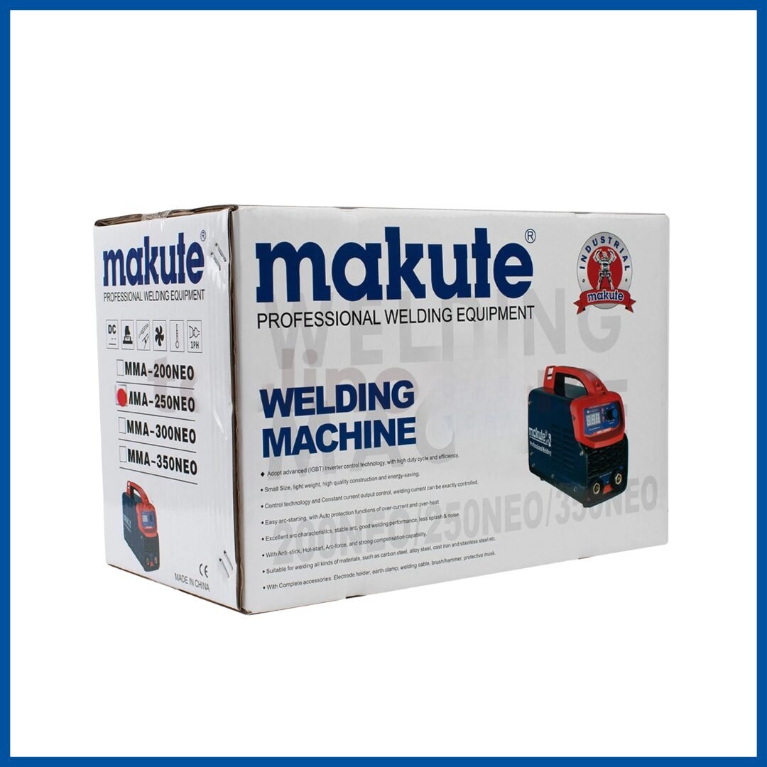 L'emballage du Poste à Souder 250 Amp - Makute