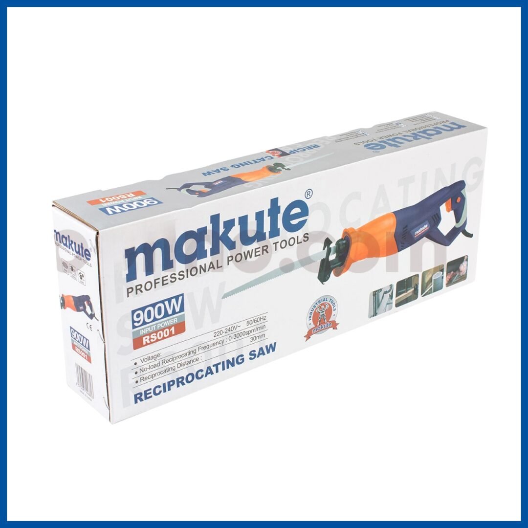 L'emballage du Scie Sabre 900W Avec 2 Lames - Makute