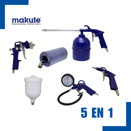 Kit d’Outils Pneumatiques 5 en 1 Makute
