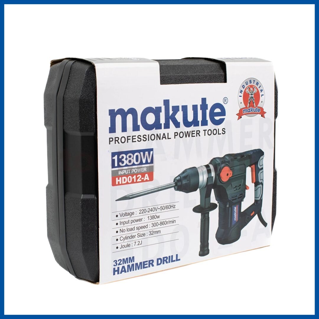 L'embalage du Marteau Rotatif 1380W - Makute
