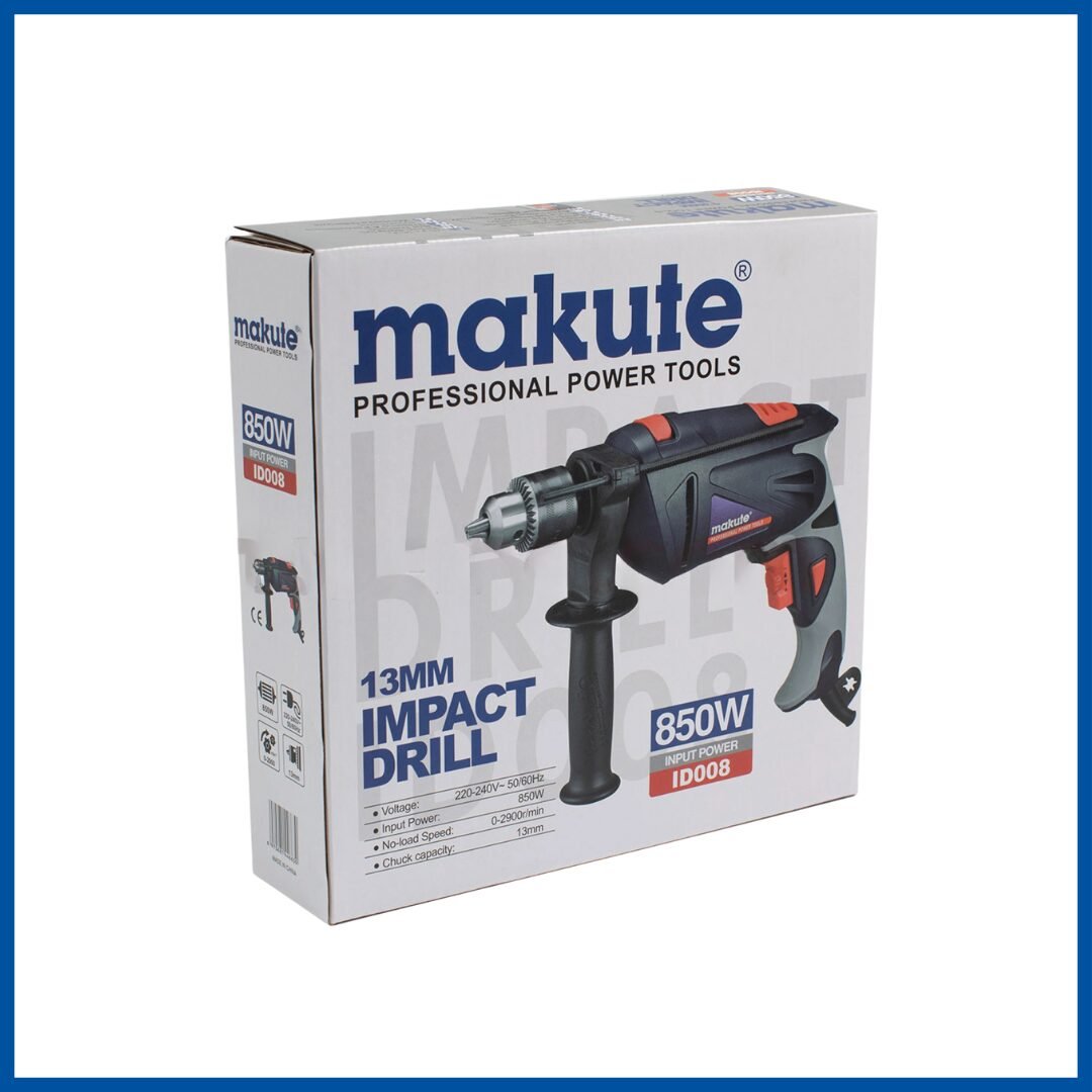 L'embalage du Perceuse à Percussion 850W - Makute