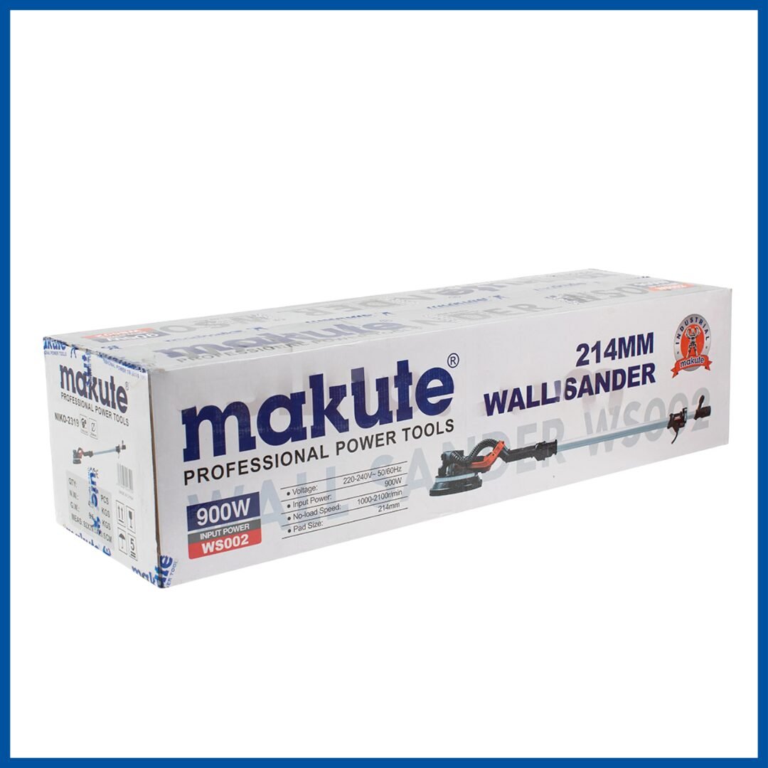 L'embalage du Ponceuse Murale 900W - Makute