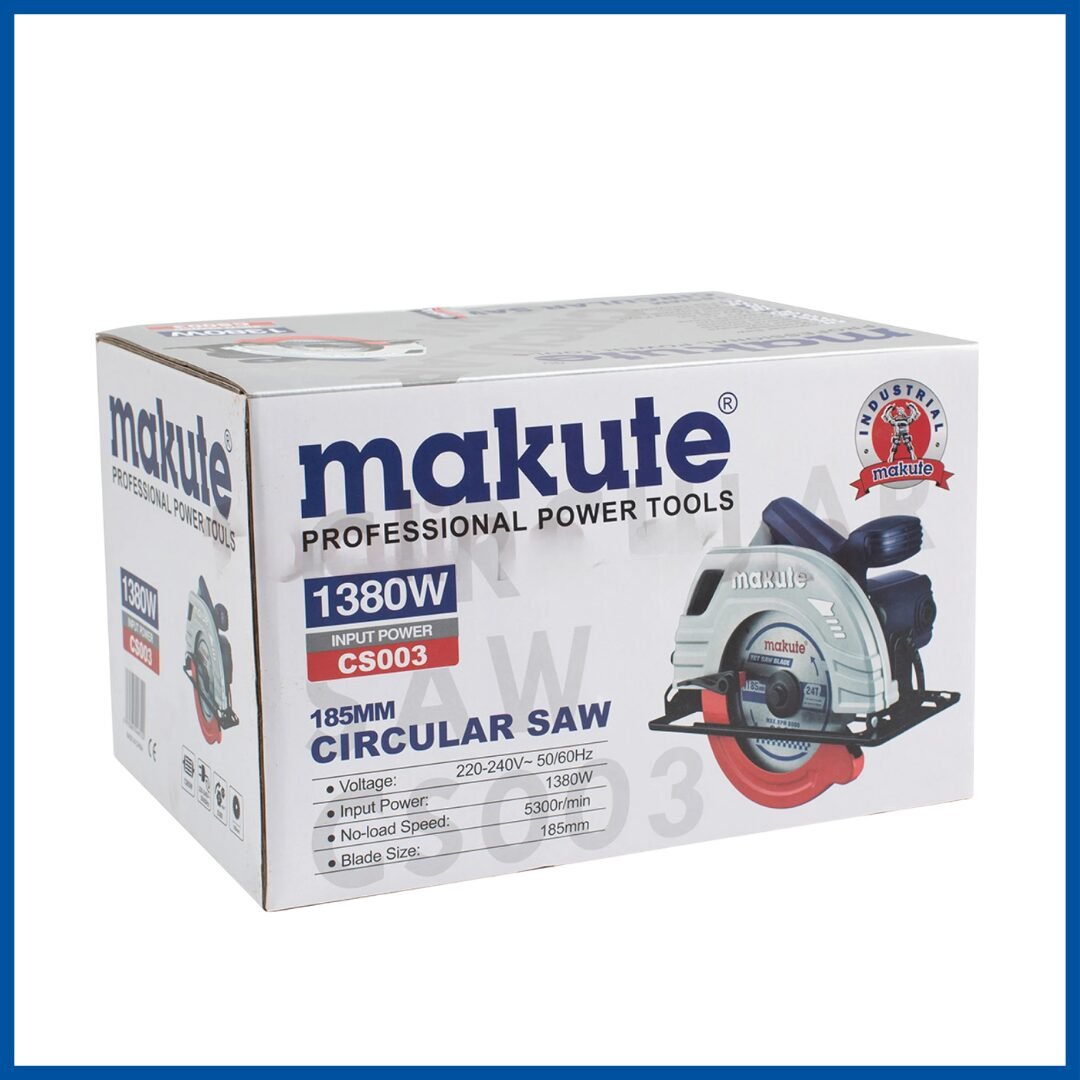 L'embalage du Scie Circulaire 1380W 185mm - Makute