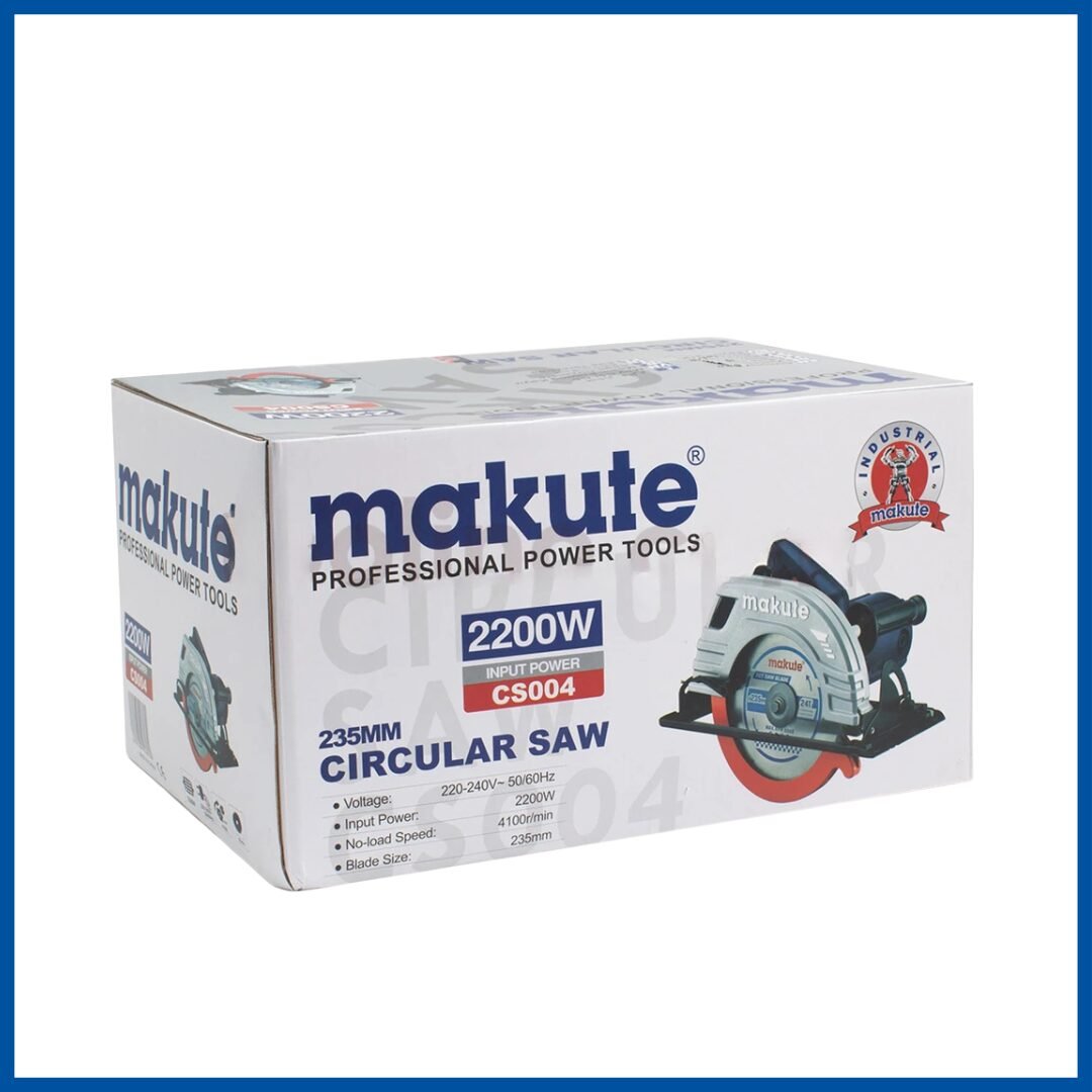 L'embalage du Scie Circulaire 235mm 2200W - Makute