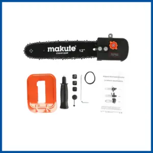 Toutes les pieces de  l'Adaptateur pour scie à chaîne Makute