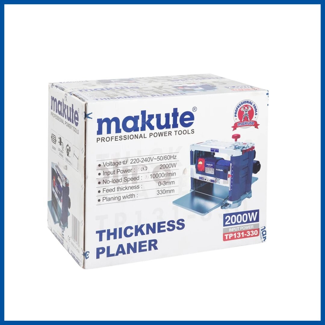 L'embalage du Raboteuse à Bois 2000W - Makute
