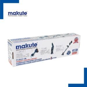 L'embalage de l'Ensemble De 3 Outils De Taille à Batterie - Makute