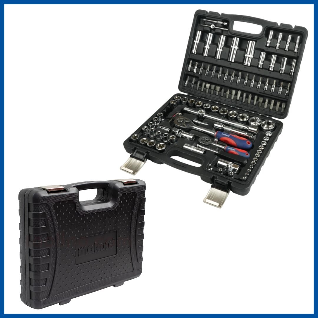 L'embalage et la valise du Jeu de Douilles 108 Pièces - Makute