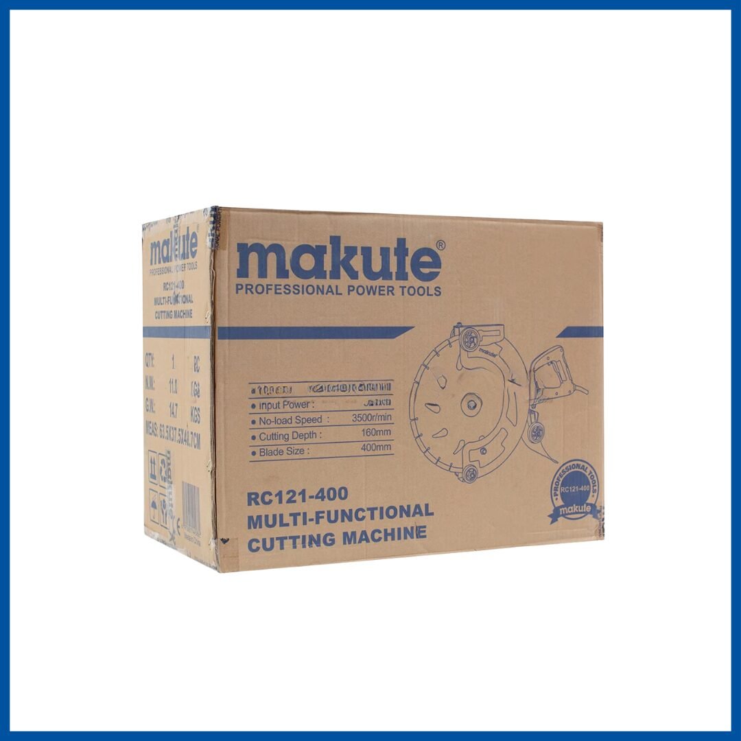 L'embalage de la Scie à Béton Et Découpeuse De Voirie 3200W - Makute