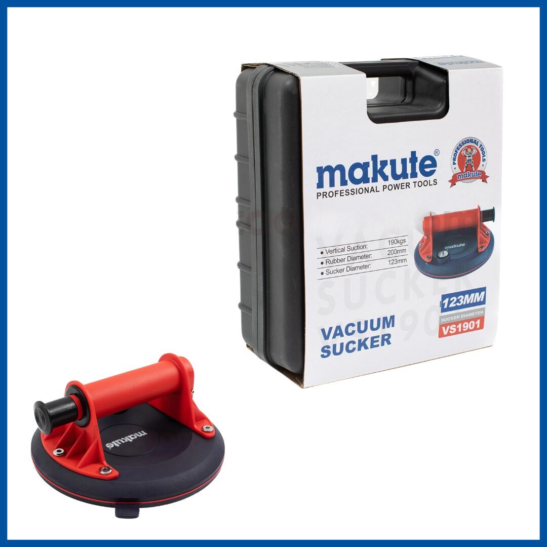 L'embalage et le Ventouse Professionnelle 190Kg - Makute