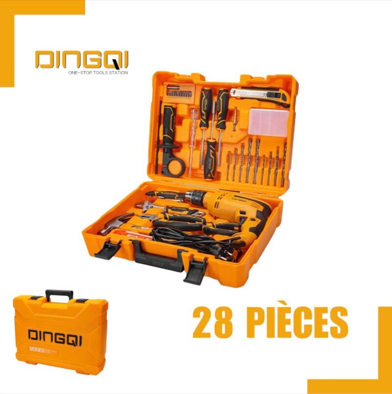 Ensemble d'Outils électrique 28 Pièces - Dingqi