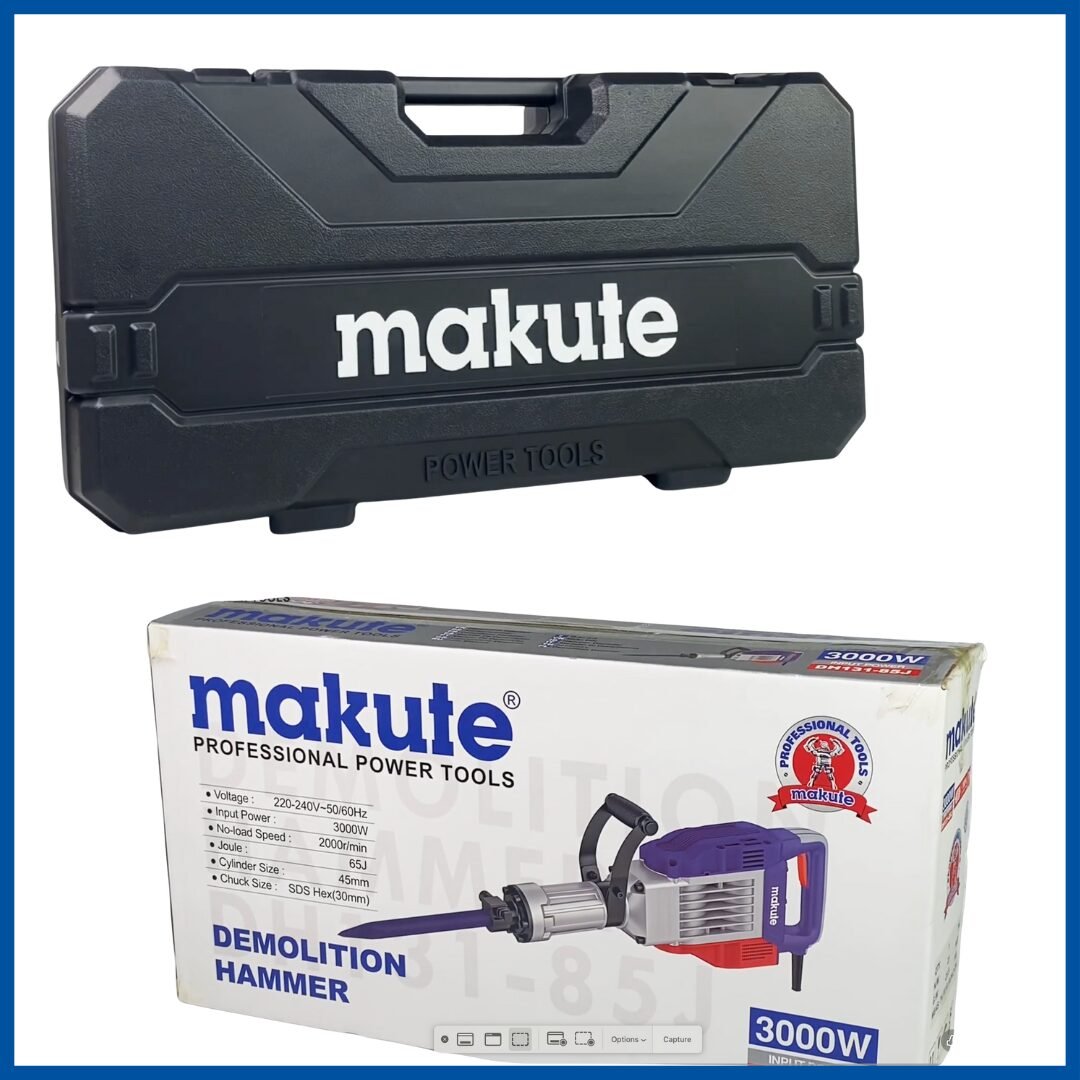 La valise et l'emballage du Marteau Piqueur 3000W