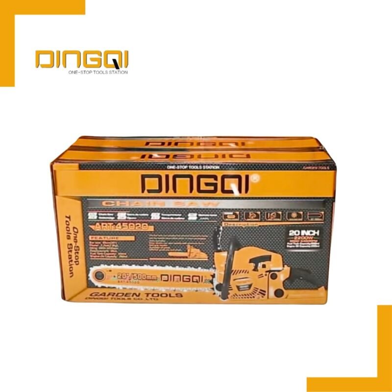 L'emballage du Scie à Chaîne Essence 2200W - Dingqi