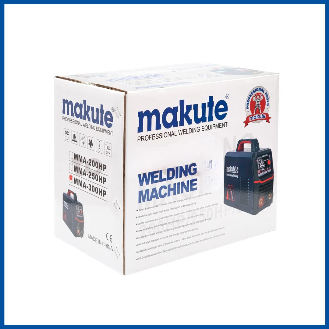 L'emballage du Poste a Souder 300Amp HP - Makute